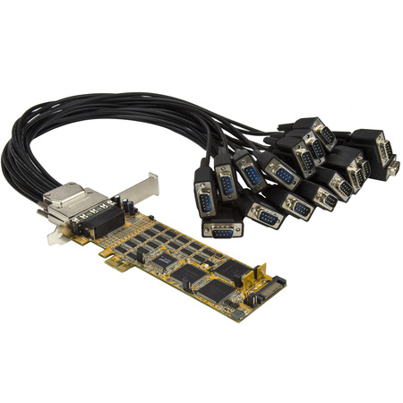 STARTECH.COM 16-Port PCI Express Serial Card with 16 DB9 RS232 Ports PEX16S550LP